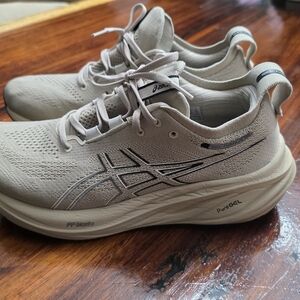 Asics Light Tan Athletic Shoes